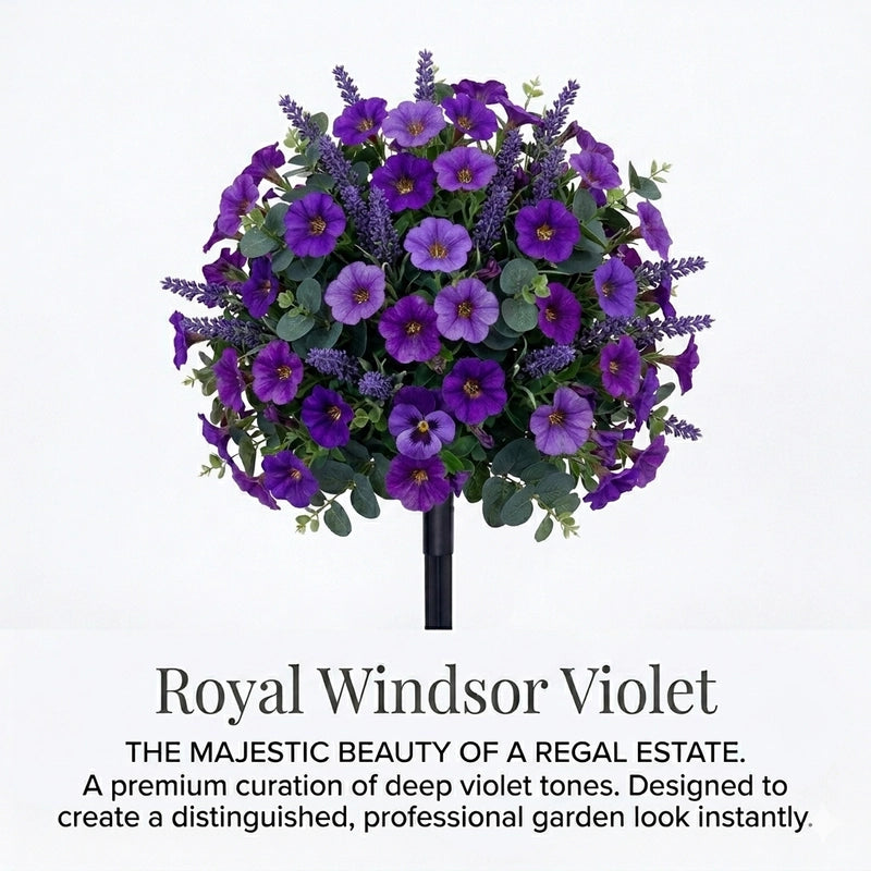 Eucalyptus & Violet Floral Set - Effortless Elegance!